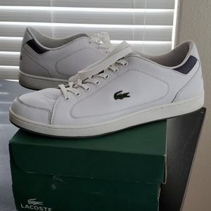 Lacoste white shoes